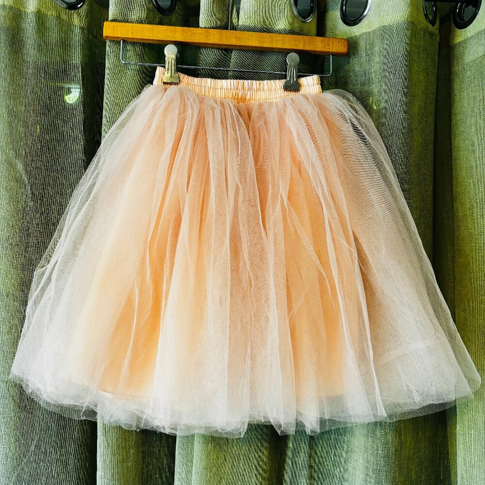Pink Pretty Tulle Skirt - Small - Knee length or high waisted
